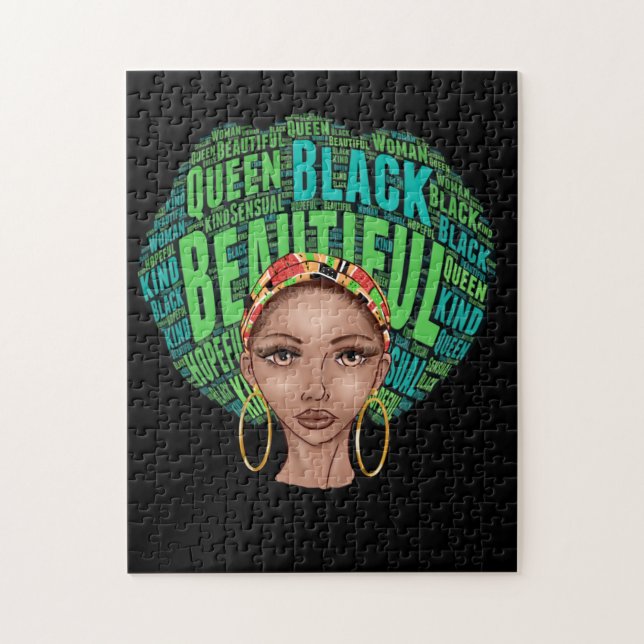 Quebra-cabeça Mulher afro-americana (Vertical)