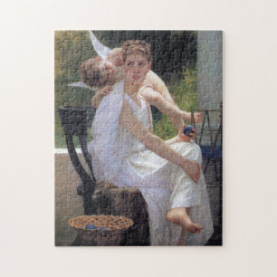 Quebra-cabeça Mulher com Cupido, Bouguereau