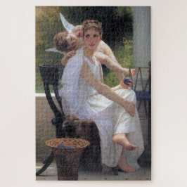 Quebra-cabeça Mulher com Cupido, Bouguereau