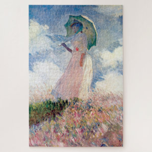 Quebra-cabeça Mulher com Parasol, Claude Monet, 1886