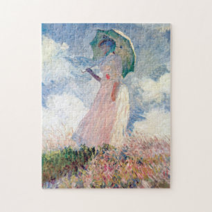 Quebra-cabeça Mulher com Parasol, Claude Monet, 1886