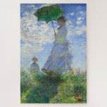 Quebra-cabeça Mulher com Parasol, Madame Monet e seu filho<br><div class="desc">Mulher com Parasol,  Madame Monet e seu filho por Claude Monet Vintage Fine Art Jigsen Quebra-cabeça.</div>