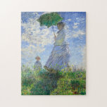 Quebra-cabeça Mulher com Parasol, Madame Monet e seu filho<br><div class="desc">Mulher com Parasol,  Madame Monet e seu filho por Claude Monet Vintage Fine Art Jigsen Quebra-cabeça.</div>