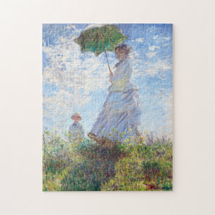 Quebra-cabeça Mulher com Parasol por Claude Monet