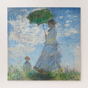 QUEBRA-CABEÇA "MULHER COM PARASOL", POR CLAUDE MONET QUEBRA-CABE