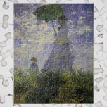 Quebra-cabeça Mulher com Parasol por Claude Monet, Vintage Art<br><div class="desc">O Stroll, Camille Monet e o Seu Filho Jean (Mulher com Parasol) (1875), de Claude Monet, é uma pintura de retrato impressionista de família de artes plásticas. Uma mãe caminhando com seu filho num campo ou num campo de primavera. Ela está segurando um guarda-chuva solar e vestindo um belo vestido...</div>