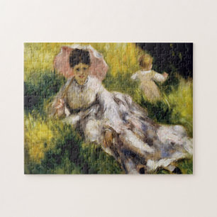 Quebra-cabeça Mulher com Parasol Renoir Fine Art