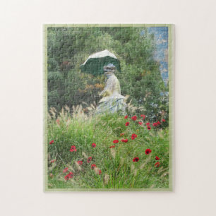 Quebra-cabeça Mulher com tradição parasol Claude Monet