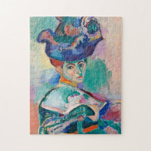 Quebra-cabeça Mulher com um Chapéu de Henri Matisse