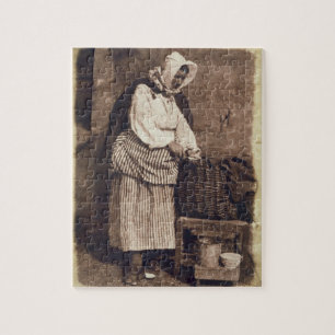 Quebra-cabeça Mulher da ostra, 1843-47 (impressão do papel de