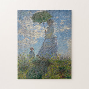 Quebra-cabeça Mulher de Claude Monet com Parasol (The Stroll)