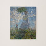 Quebra-cabeça Mulher De Pintura De Monet Famosa Com Parasol<br><div class="desc">Este design majestoso baseado na pintura clássica, Mulher com Parasol - Madame Monet e Seu Filho apresentam um retrato rústico da esposa e filho do pintor impressionista francês do excelente do século XIX, Claude Monet. Monet produziu esta obra-prima de arte francesa em 1875. Oscar-Claude Monet (14 de novembro de 1840...</div>