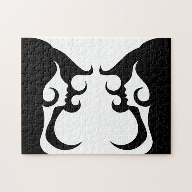 Quebra-cabeça Mulher Deco Refletida (Horizontal)