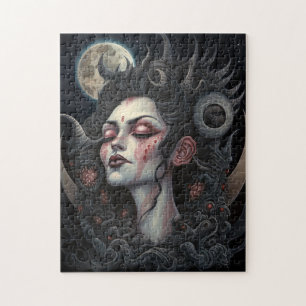 Quebra-cabeça Mulher demônio: Rainha Dark Fantasy Art