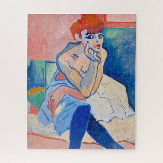 Quebra-cabeça Mulher em Química | Andre Derain | (Vertical)