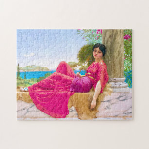 Quebra-cabeça Mulher Espetacular em Fuchsia por John William God