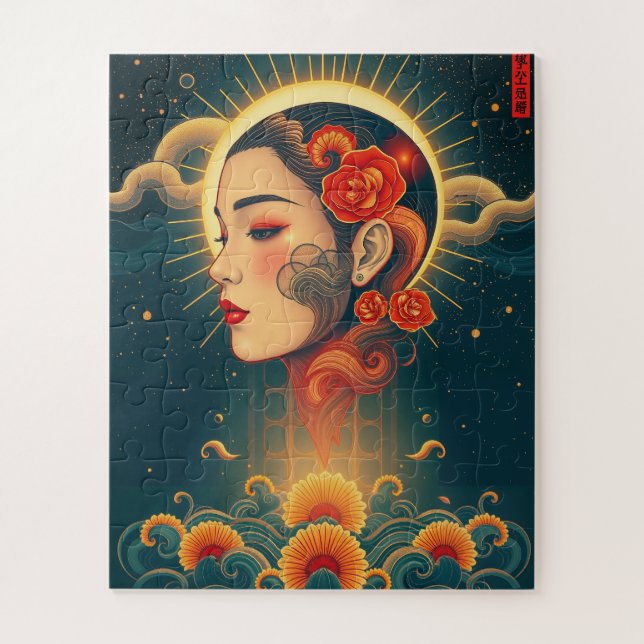 Quebra-cabeça Mulher Fabulosa do Tempo (Vertical)