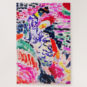 Quebra-cabeça Mulher japonesa ao lado da água, Matisse