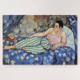 Quebra-cabeça Mulher no quarto azul (por Suzanne Valadon)