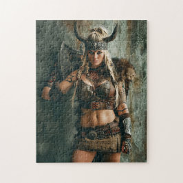 Quebra-cabeça Mulher Viking Canalizando o Estilo Amazon