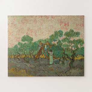 Quebra-cabeça Mulheres Escolhendo Azeitonas, Van Gogh