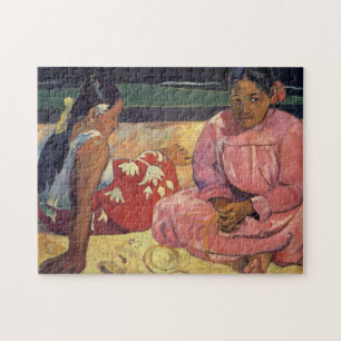 Quebra-cabeça Mulheres na praia - Paul Gauguin de Tahitian