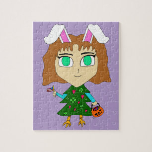 Quebra-cabeça Multi Feriado Chibi