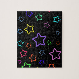 Quebra-cabeça Multicolored Starry Night