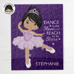 Quebra-cabeça Multicultural Ballerina<br><div class="desc">Personalize Multicultural Ballerina puzzle. Please check out more of my personalized Ballerina gifts.</div>