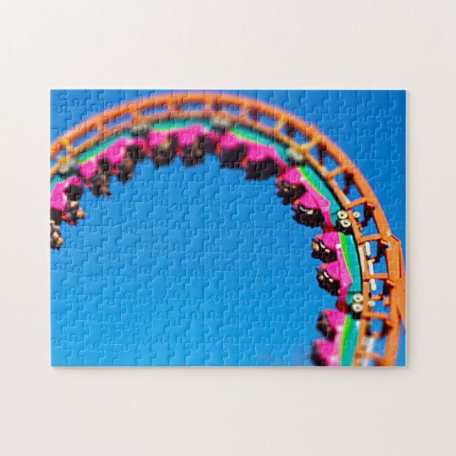 Quebra-cabeça Mundos do divertimento, KC da montanha russa do (Horizontal)