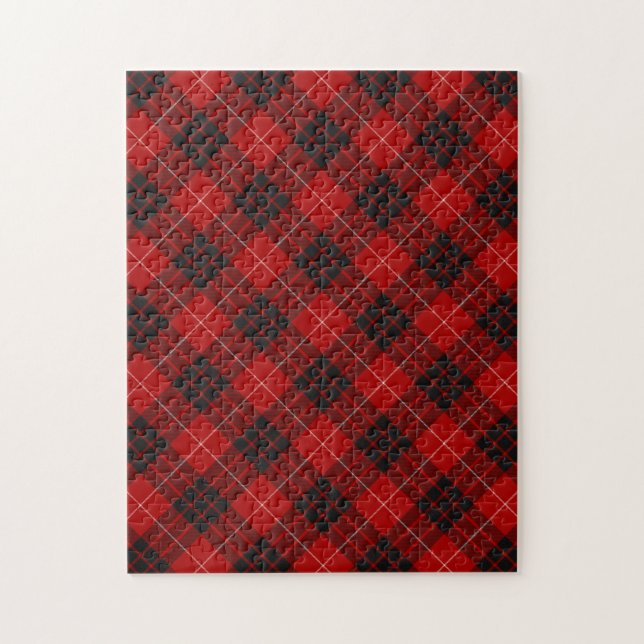 Quebra-cabeça Munro Tartan - Padrão de Xadrez (Vertical)