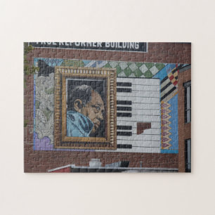 Quebra-cabeça Mural da Parede do Duke Ellington, marco de DC