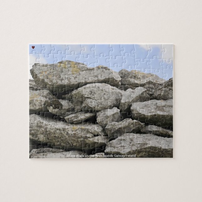 Quebra-cabeça Muros de Pedra as Ilhas Aran Galway Irlanda (Horizontal)