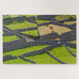 Quebra-cabeça Muros de Pedra Galway Irlanda.