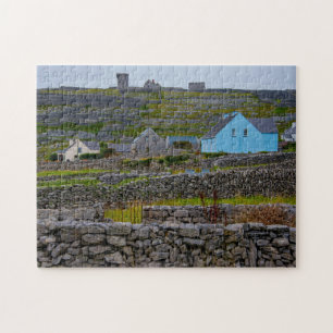 Quebra-cabeça Muros de Pedra Inisheer Galway Irlanda.