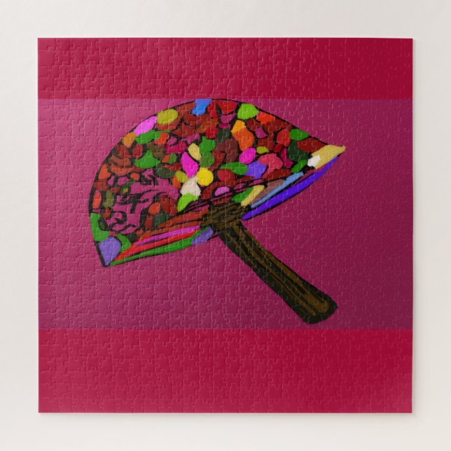 Quebra-cabeça Mushroom Face Character Art Jigsaw Puzzle (Vertical)