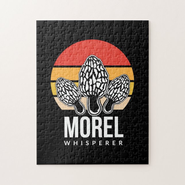 Quebra-cabeça Mushroom Hunter Morel Whisperer (Vertical)