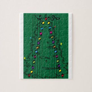 Quebra-cabeça Music symmetry, Christmas tree