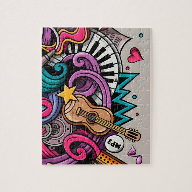 Quebra-cabeça Música (Vertical)