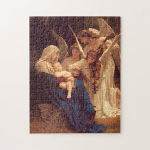 Quebra-cabeça Música dos Angels William Bouguereau Fine Art
