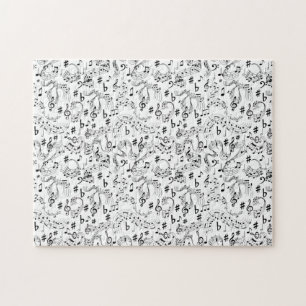 Quebra-cabeça Música, Notas Musicais