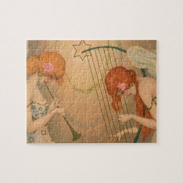 Quebra-cabeça Músicos vitorianos de anjo, músicos vitorianos, Fl (Horizontal)