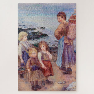 Quebra-cabeça Mussel-Fishers por Impressionista Renoir