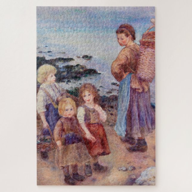 Quebra-cabeça Mussel-Fishers por Impressionista Renoir (Vertical)