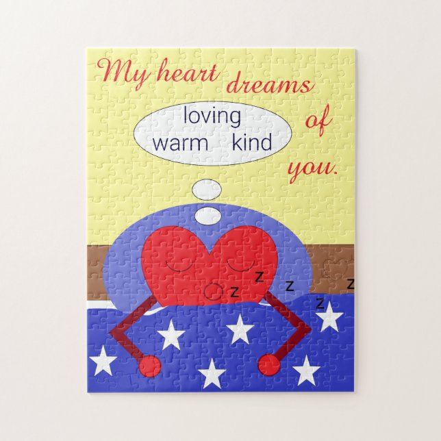 Quebra-cabeça My Heart Dreams of You: (Vertical)