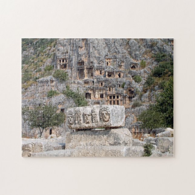 Quebra-cabeça Myra Rock Tombs - Turquia (antiga Unesco) (Horizontal)