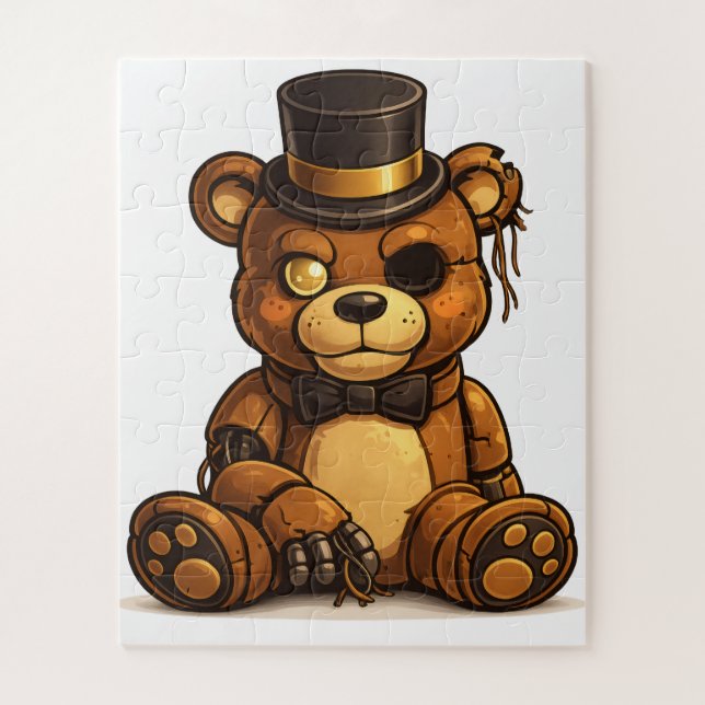 Quebra-cabeça Mysterious Animatronic Night Puzzle (Vertical)