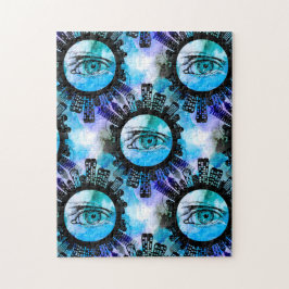 Quebra-cabeça Mystic Elegance in Urban Contemporary Style