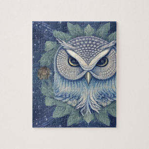 Quebra-cabeça Mystical Fantasy Forest Owl