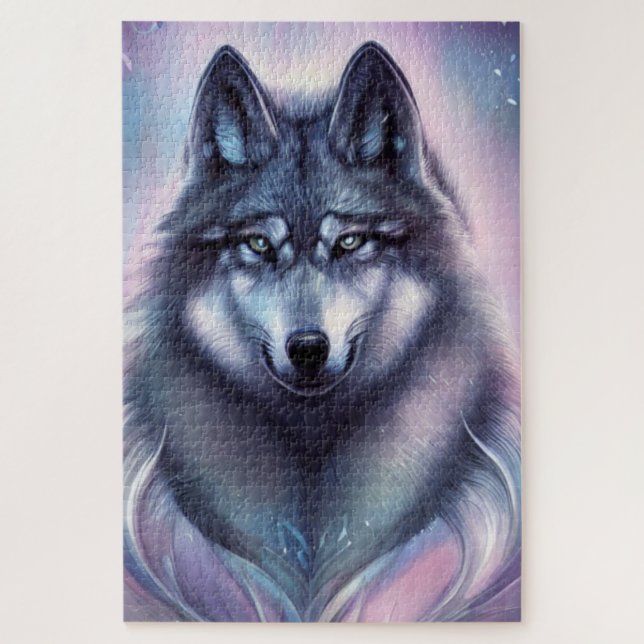 Quebra-cabeça  Mystical Wolf Jigsaw Puzzle (Vertical)